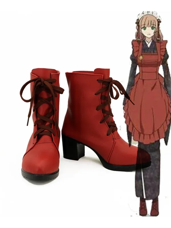 Amnesia Heroine Cosplay Boots Shoes Anime Party Cosplay Show Boots Custom Made for Adult Women Shoes