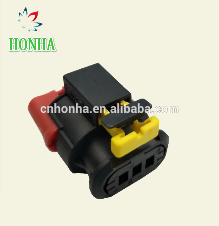 

Free shipping 3pin for tyco auto wire harness Sealed Sensor Fuel/Diesel Injector Ignition coil Connector 284425-1/284426-1