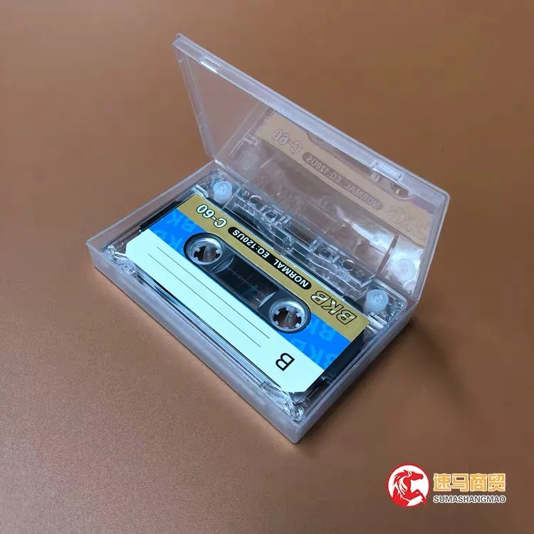 卸売10個bkb C-60分通常位置タイプ1記録ブランクカセットテープ。