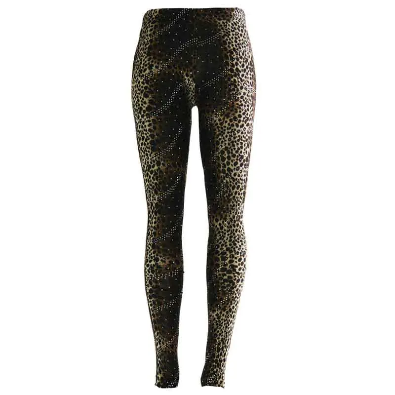 Wysoka talia Leopard Legginsy kobiety odzież sportowa odzież Fitness 2019 Legginsy sexy Legging odzież sportowa spodnie do ćwiczeń