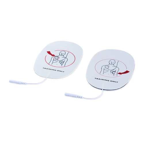 Imagen 2 del producto Parches para dispositivos de entrenamiento AED, almohadillas de repuesto para entrenamiento de primeros auxilios, entrenador Universal para entrenamiento de adultos, 20 piezas