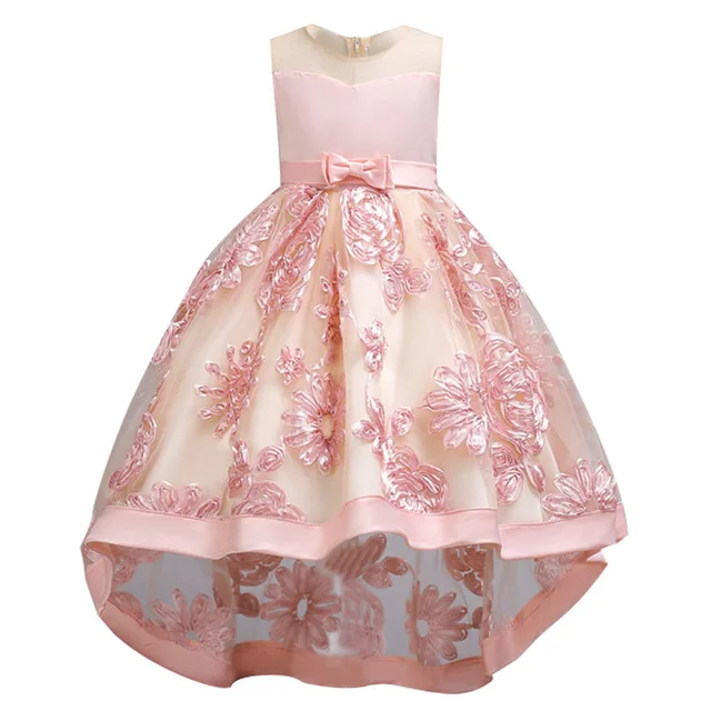 Christmas Kids Dresses For Girls Princess Dress Elegant Flower Girls Wedding Dress Children Evening Party Dress vestido infantil