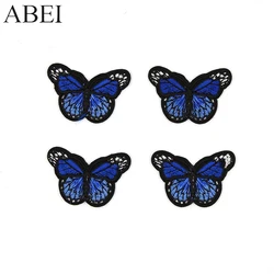 10pcs/lot Embroidered Butterfly Patches for Girl Dress Iron Women Clothes Appliques Diy Clothing Stickers Backpack Shoes Badge