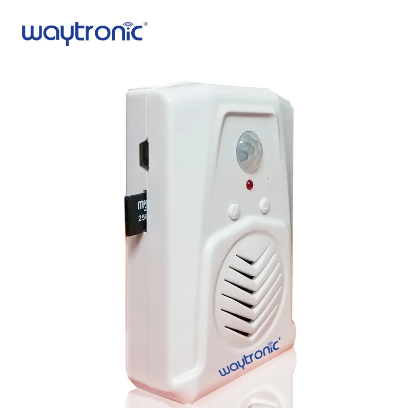 Loja corpo humano infravermelho pir sensor de movimento supermercado publicidade alarme sensor mp3 player áudio pro movimento al transmissão voz