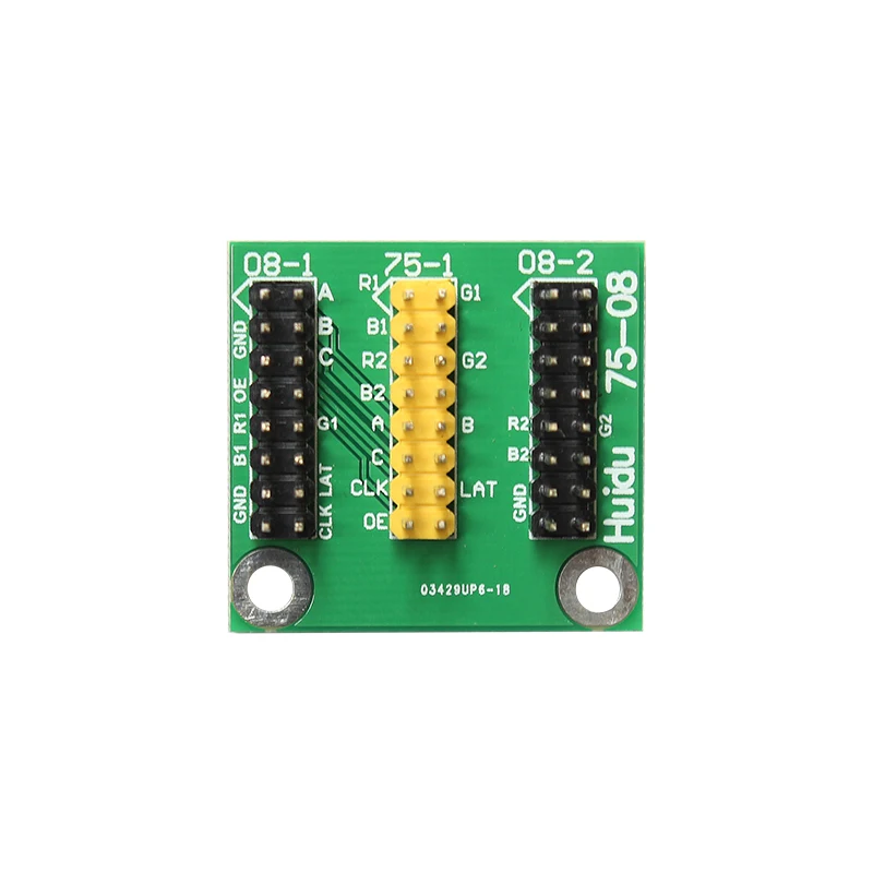 Светодиодный адаптер-преобразователь HUB08, HD, для порта HUB75, с видеодисплеем, для полноцветной светодиодный карты управления