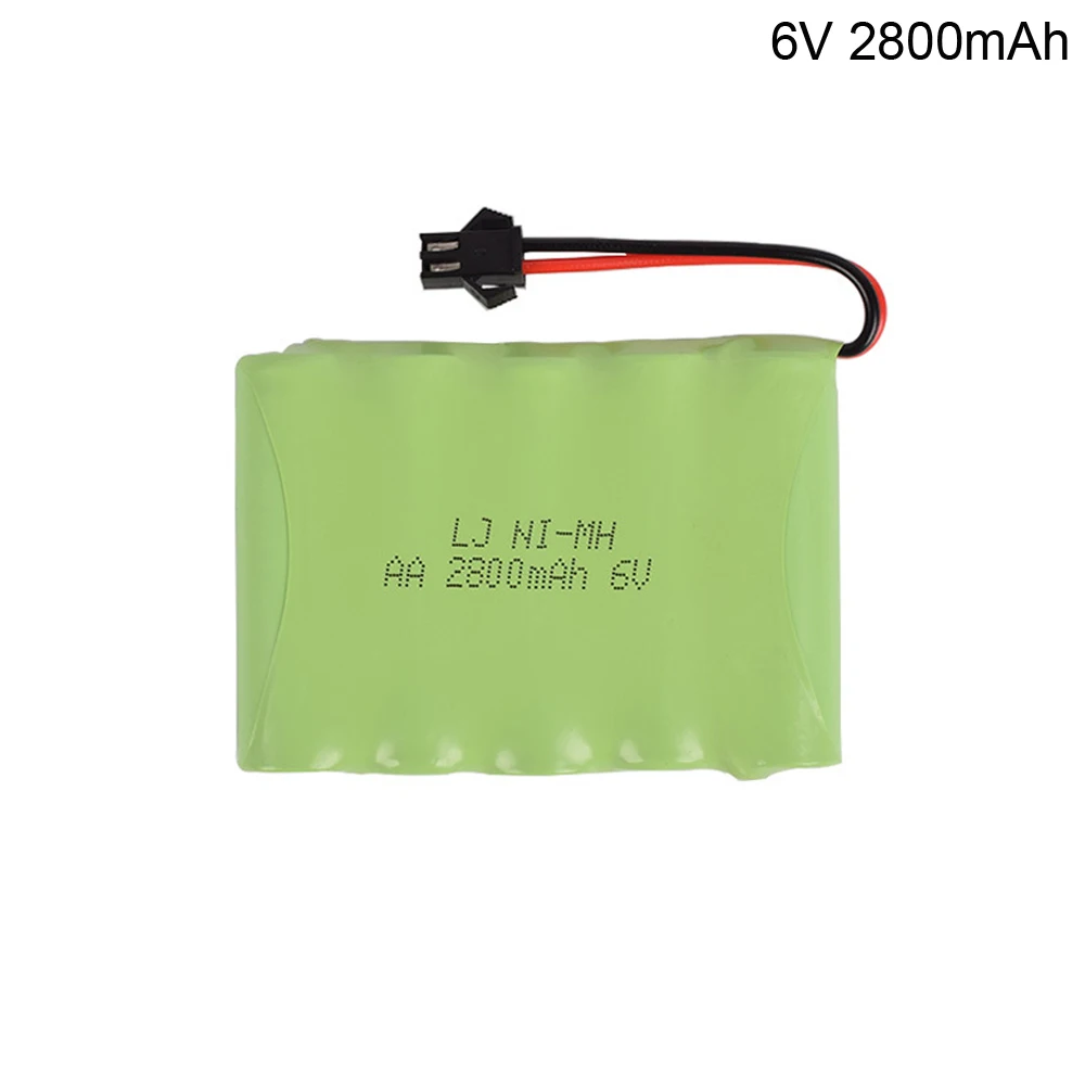 

6v 2800mah AA NI-MH M Battery remote car ship robot rechargeable NI MH high capacity electric toy battery 6 V