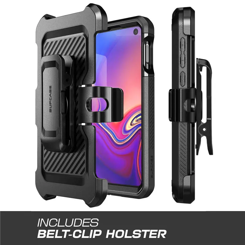 For Samsung Galaxy S10e Case 5.8 inch UB Pro Full-Body Rugged Holster Protective Case with Built-in Screen Protector & Kickstand