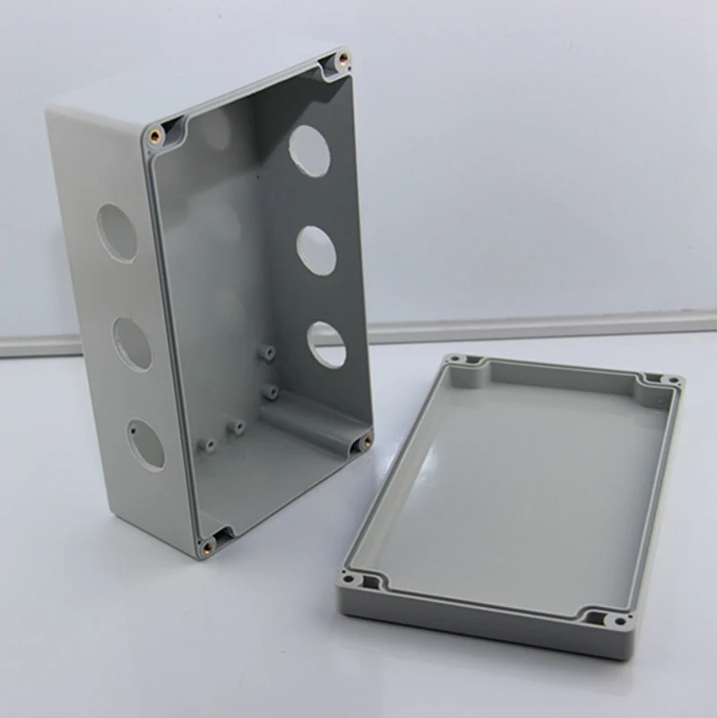 IP65 Waterproof Cable Wiring Junction Box 3 in 3 out 200*120*75mm with UK2.5B Din Rail Terminal Blocks