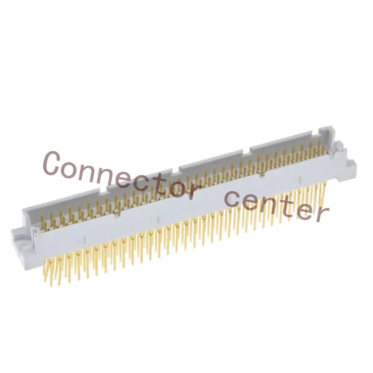 Разъем DIN 41612, прямой 3-рядный 96Pin, Штекерный разъем, длина штырьков 13 мм