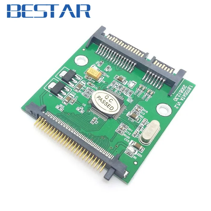 

SATA 22 Pin to 50pin 1.8 Inch IDE Hard Drive SSD Adapter Convertor Card PCBA ide to sata ide adapter card sata to ide