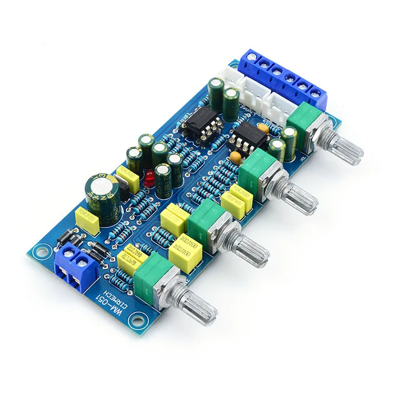 CIRMECH 2019 NE5532 OP-AMP HIFI مكبر للصوت Preamplifier حجم لهجة EQ لوحة تحكم عدة إلكترونية