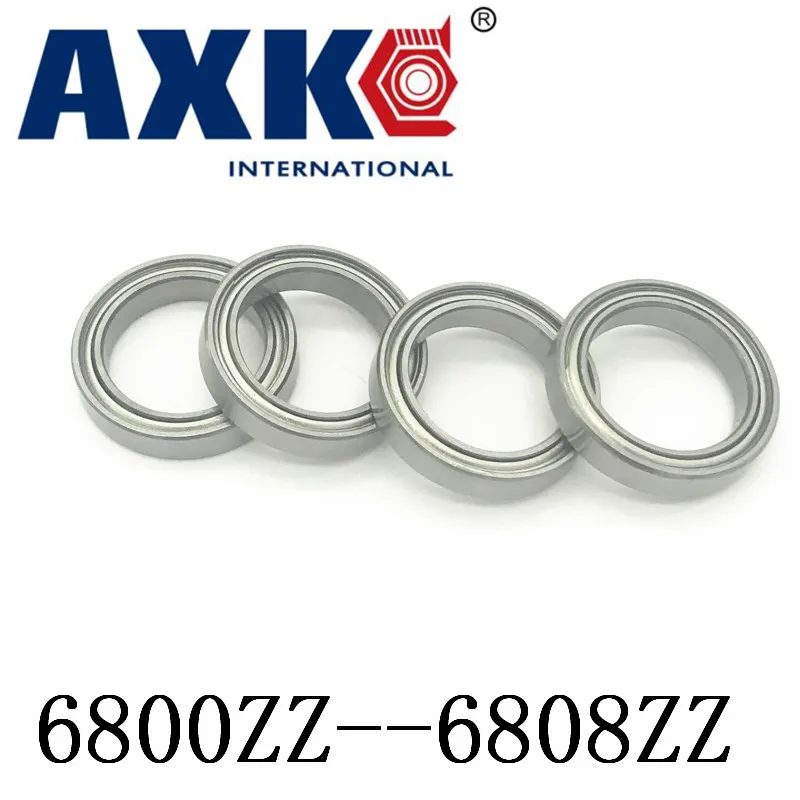 10pcs/Lot 6800ZZ 6801ZZ 6802ZZ 6803ZZ 6804ZZ 6805ZZ 6806ZZ 6807ZZ 6808ZZ Metal Shielded Thin Wall Deep Groove Ball Bearing ABEC1