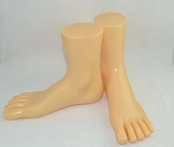 Free Shipping High Quality Male Foot Model For Socks  Mannequin Feet Plastic Top Level Made In Guangzhou