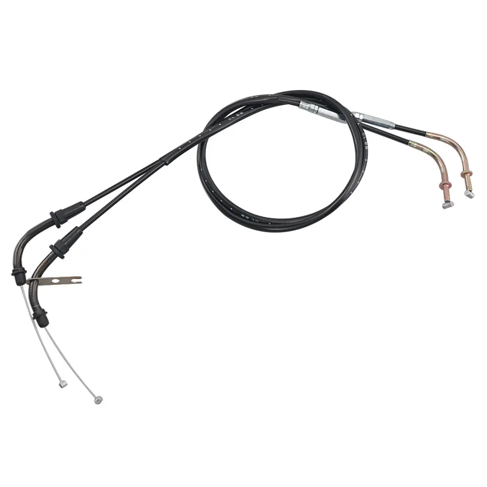 New Black Throttle Cable Lines Black Steel Wires Motorcycle Fit For Kawasaki VULCAN 900 VN900 CLASSIC/LT 2006-2018