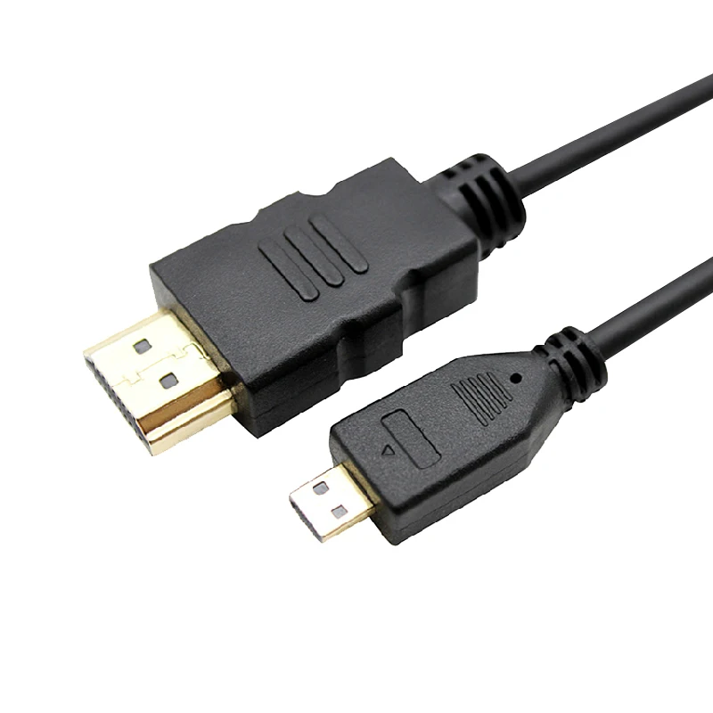 HDMI-compatible con MICRO HDMI, compatible con D macho para samsung EX1 EX2 MV800 NX1 Galaxy, cámara EK-GC100 / 3D / V1.4 /4K 3840x2160
