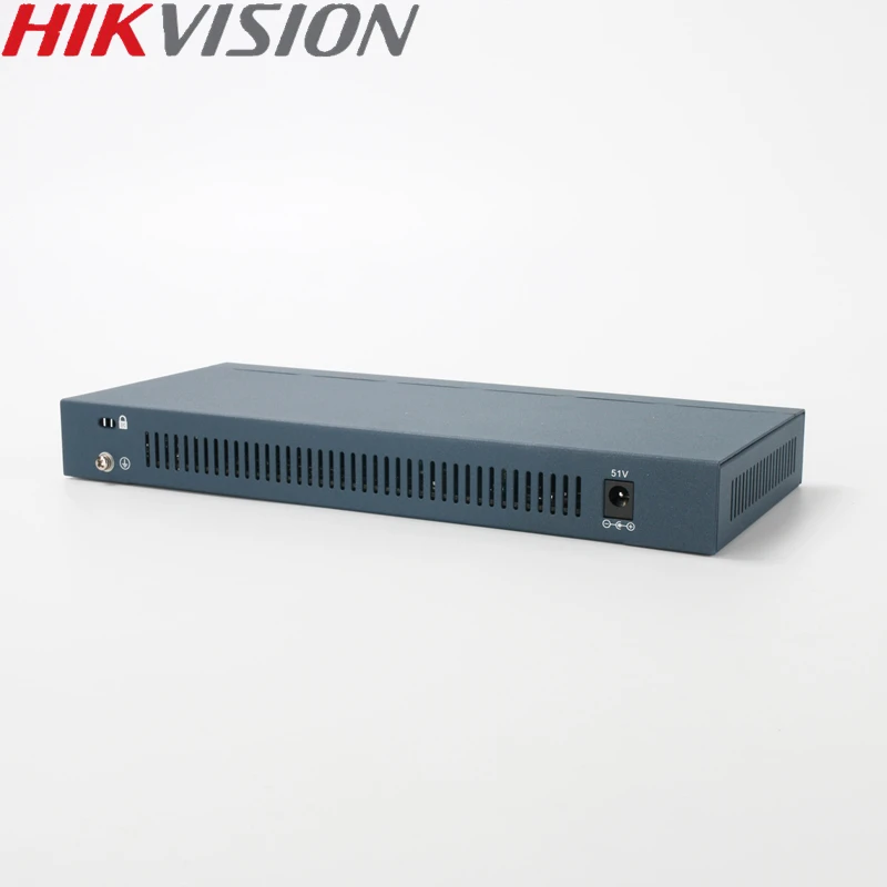 HIKVISION DS-3E0109P-E Switch PoE non gestito 8 porte 10/100 Mbps materiale metallico per telecamere IP 8CH NVR e CCTV 802.3at 802.3af