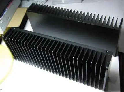 

1pcs aluminum E Heatsink for amplifier 350mm*125mm*50mm