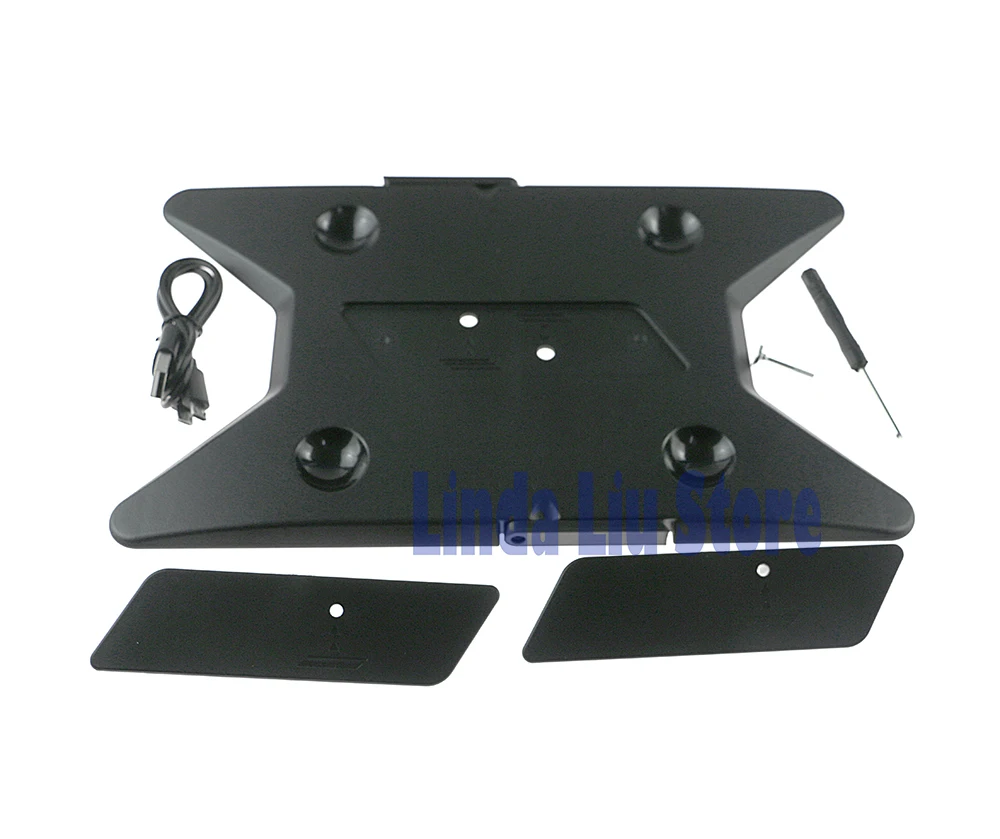 1set Vertical Stand with Dual Controller Holder with screwdriver for PS4 Slim for PS4 Pro
