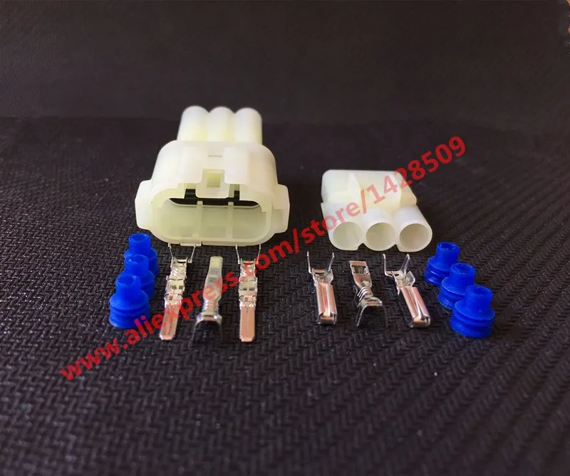 1 Set Sumitomo HM 090 3 Pin Female And Male Electrical Waterproof Auto Connector 6180-3451 6187-3801