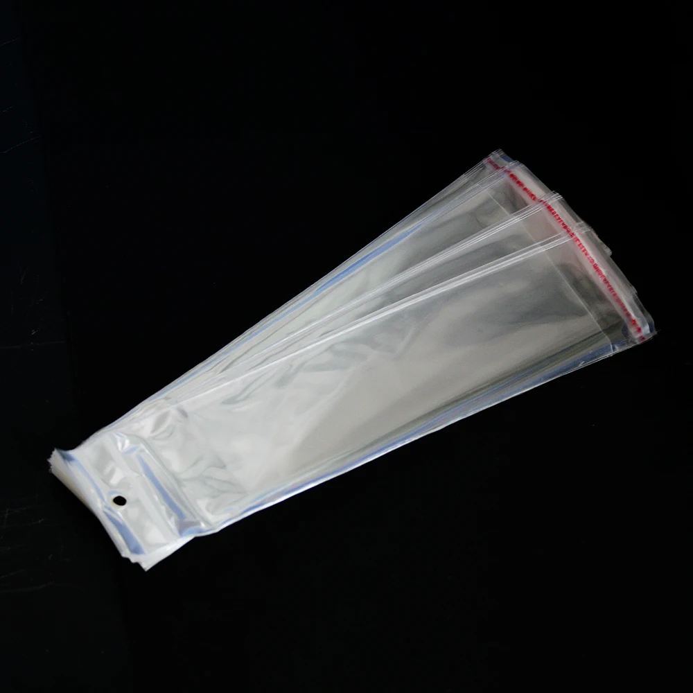 

Clear Resealable Cellophane/BOPP/Poly Bags 6x27cm Transparent Opp Bag Packing Plastic Bags Self Adhesive Seal