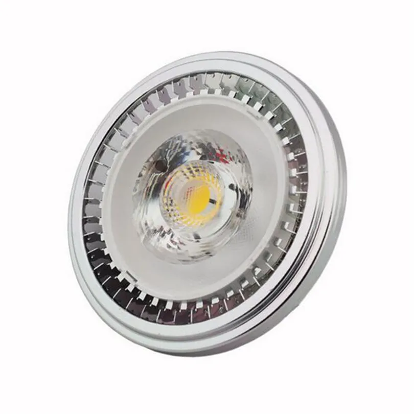 Cob qr111 LEDスポットライト,クールホワイト,10w,15w,r111,g53,dc12v AC85-265V