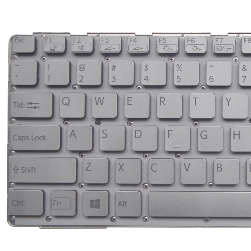 US silver New English Replace laptop keyboard For SONY SVE14A18EC SVE14A17EC SVE14A16EC SVE14