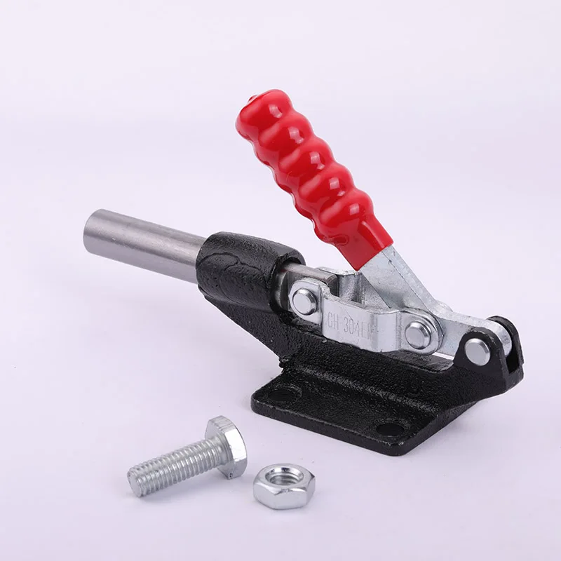 High Quality Metal Processing Stainless Steel Fixture Horizontal Switching Clamp Quick Clip Fixing Clamp Hand Tool GH-304-EM