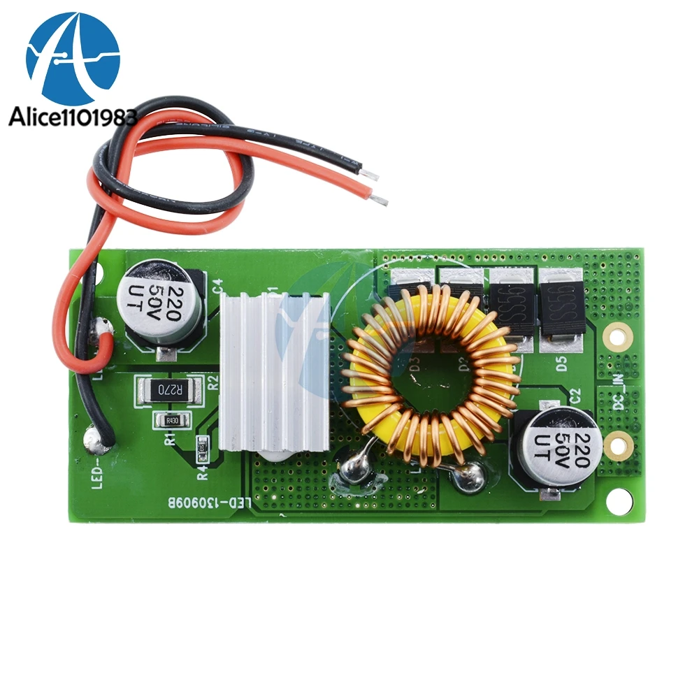 Constant Current Power Supply LED Drive Driver Board LED Light For High Power 20W DC 12V 24V to DC Module Open Short Circuit