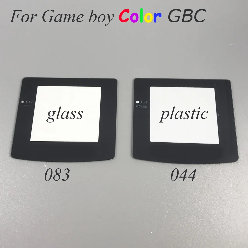 Lente de Cristal de plástico para Gameboy, protector de bolsillo para GBC, GBA, GBP, GBL, GBA SP, 12 modelos, 50 unidades