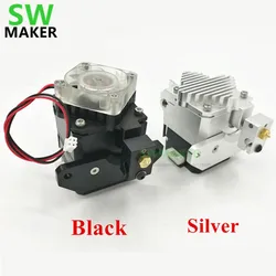 All metal Prusa i3 Titan Aero extruder with motor +Titan Aero Heat sink + V6 hotend j-head + fan for MK2 3D printer machine