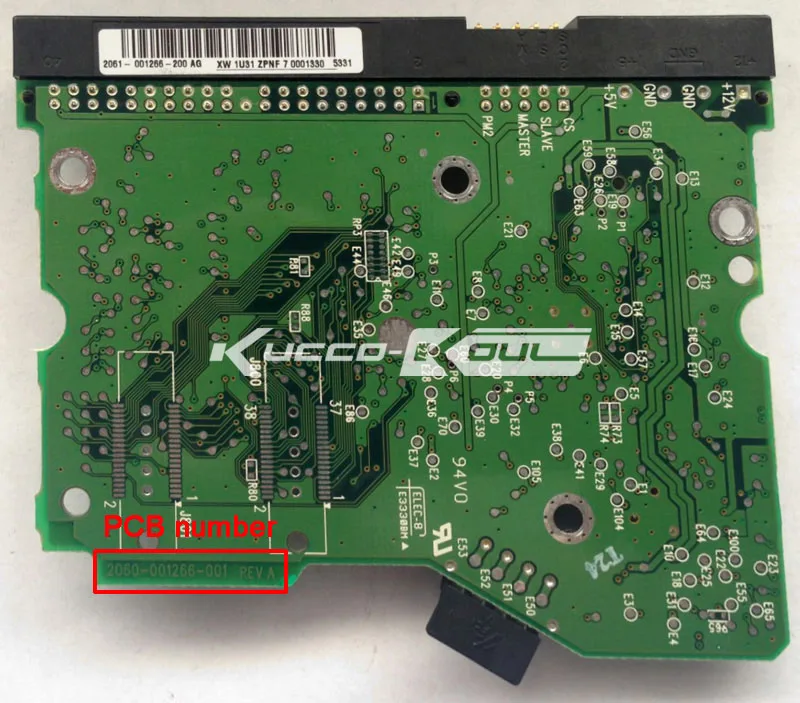 HDD PCB logic board 2060-001266-001 REV A for WD 3.5 IDE/PATA hard drive repair data recovery