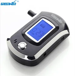 GREENWON-Profissional Digital Respiração Alcohol Tester, bafômetro, Detector de Respiração Álcool, Dropshipping, AT6000