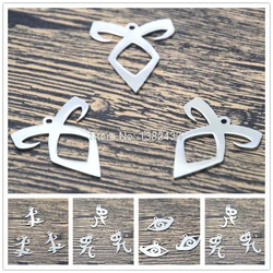 5pcs/lot The ShadowHunters inspired charm Rune angelic power fearless heal voyance parabatai love charm pendant 25mm