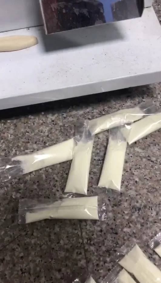 Máquina de embalaje con sellado trasero para dulces, empaquetadora de azúcar, selladora trasera de cápsulas