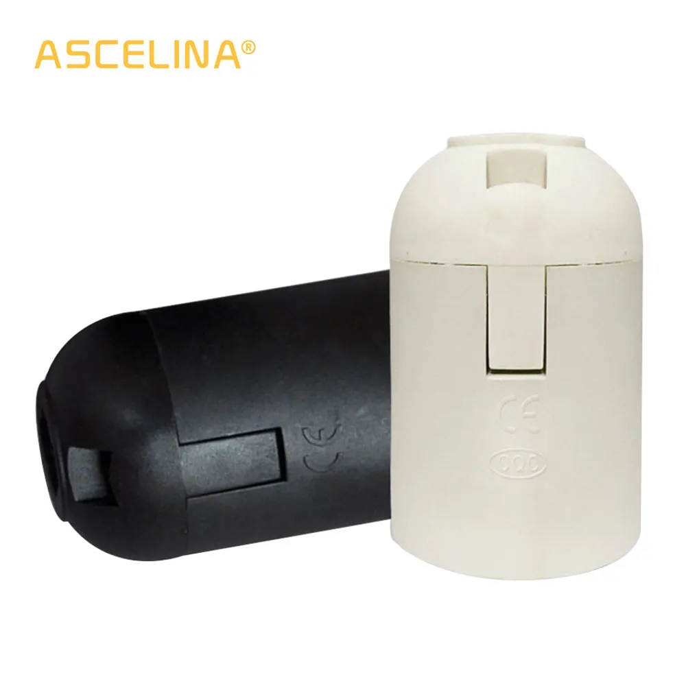 10 pçs/lote acessórios de iluminação e14 e27 suporte da lâmpada acessórios soquete luminária suporte flexível