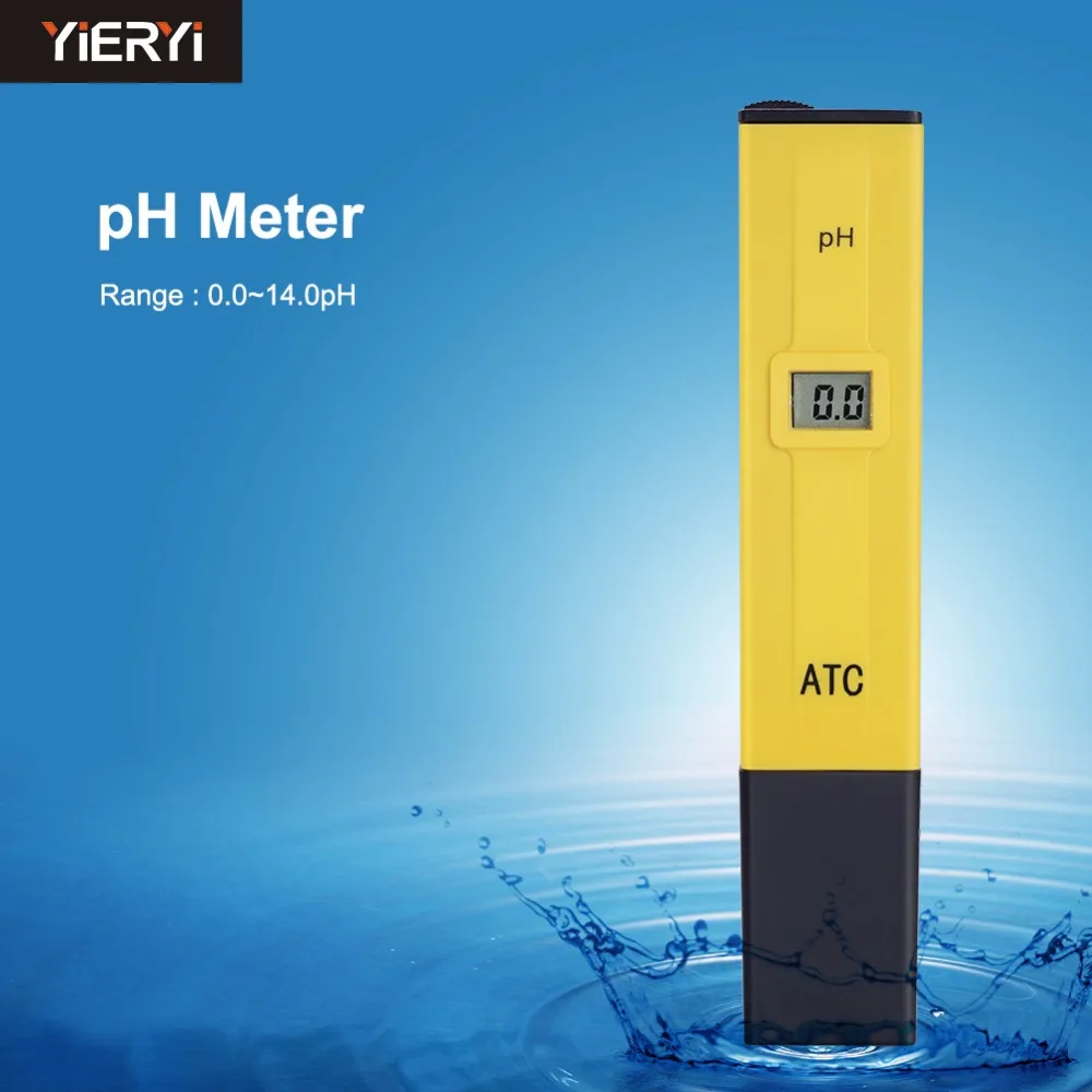 aquarium ATC PH meter Automatic Temperature Compensation Handheld Digital PH Tester Temperature Degree C 0.00-14.00 PH Range