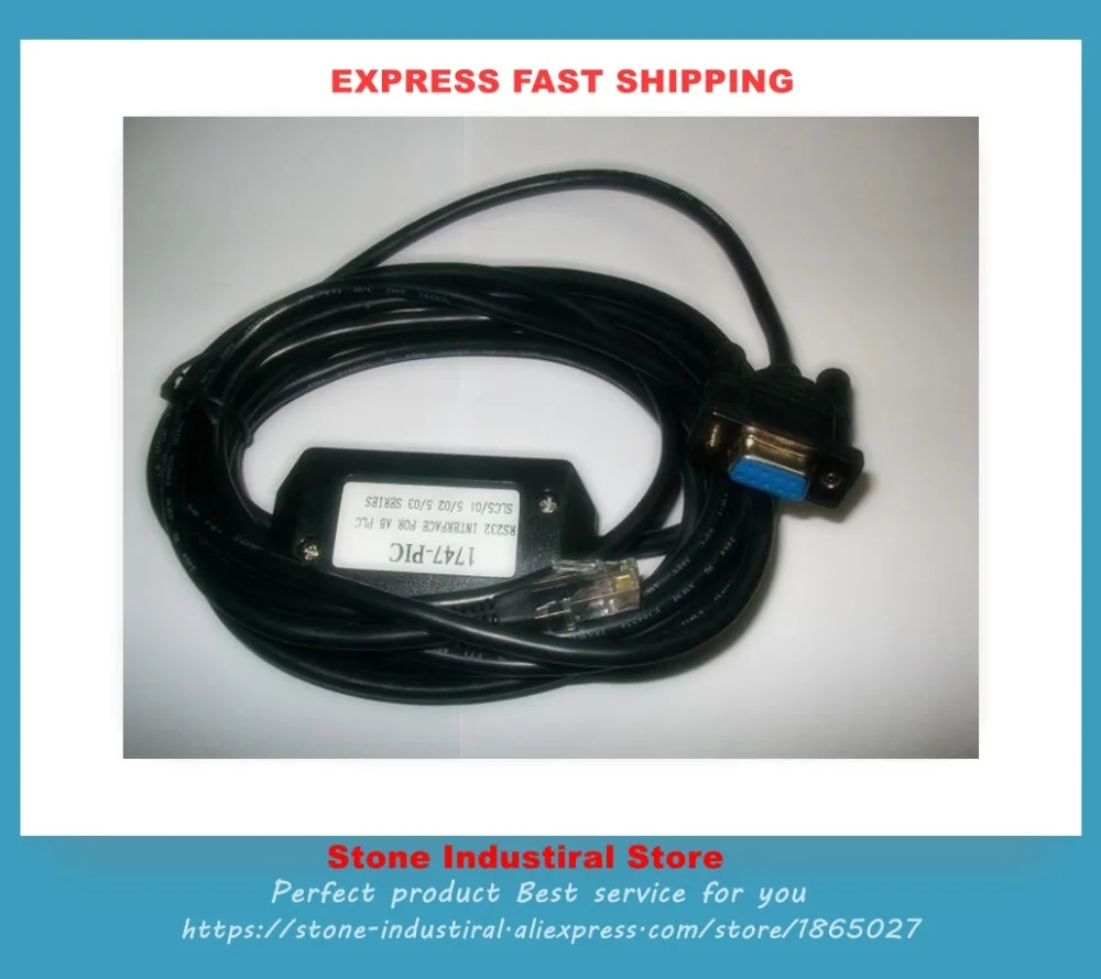 

1747-PIC 1747PIC ProgrammingCable For Allen Bradley A-B SLC - 500 Series 5/00 5/01 5/02 Or 5/03 100% Tested Good Qualiy New