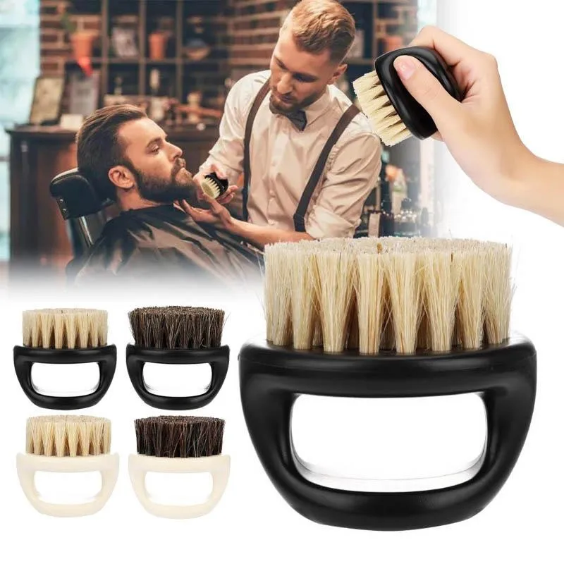 Wild Boar Fur Men\'s Shaving Brush Barber Salon Men Facial Beard Cleaning Appliance Shave Tool Razor Brush with Handle for Men