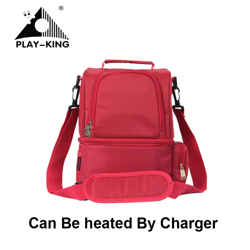 Nylon Portable Insulated Lunch Bag Thermal Bag Lunch Box For Kids Cooler Bag Picnic Bag For Women Heating Food Bottle Warmer