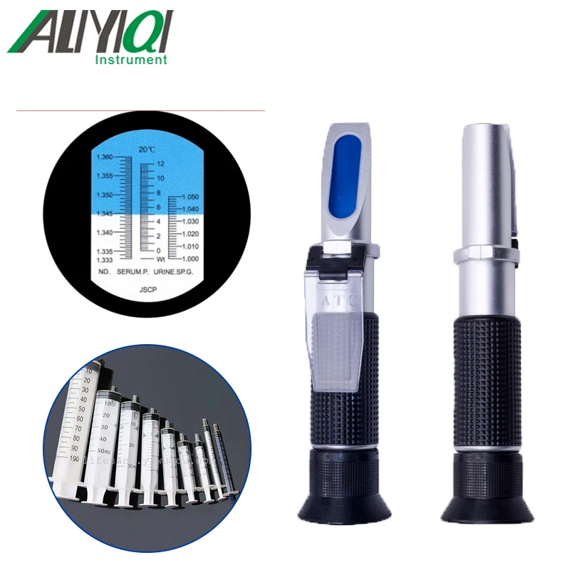 

YH-502 Pure Copper Refractometer Clinical Medical Urine/Protein1.000~1.050UG Precision 0.005UG Serum Plasma Hemoglobin