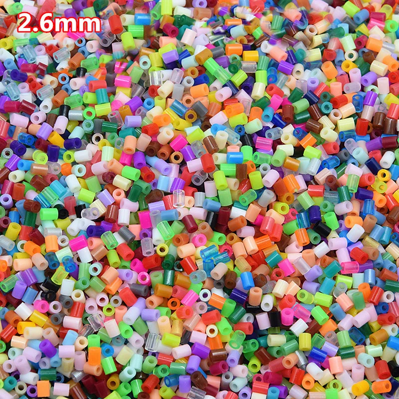 5000 Stks/zak 2.6Mm Eva Hama Kralen 72 Kleuren Voor Kids Fun Craft Diy Handmaking Perler Kraal Creatieve Intelligentie Educatief speelgoed