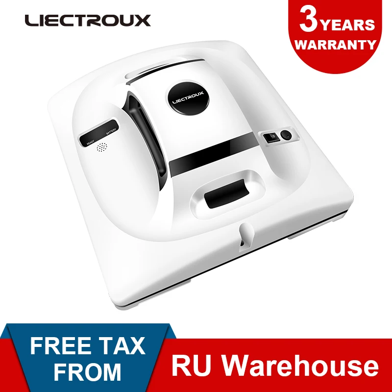 2023 Liectroux X6 Window Vacuum Cleaner Robot. UPS Safe Rope Remote Control Suction Antifall mop glass tool home Wiper machine