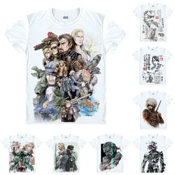 Coolprint Anime Shirt Metal Gear Rising Revengeance T-Shirts Short Sleeve Metal Gear Solid 5 Zandatsu Cosplay Motivs Shirts