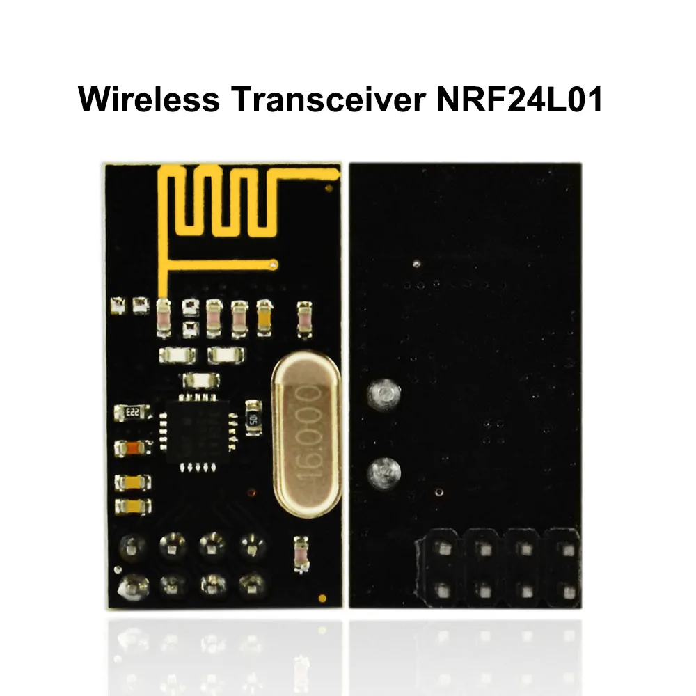 NRF24L01 2.4GHz Wireless Transceiver Module - Black for Arduino