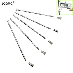 20pcs/lot JQORG 9G Spokes Diameter 3.5 mm 304 Stainless Steel Material Straight Pull Lighting Sliver Color Motorcycle Spokes