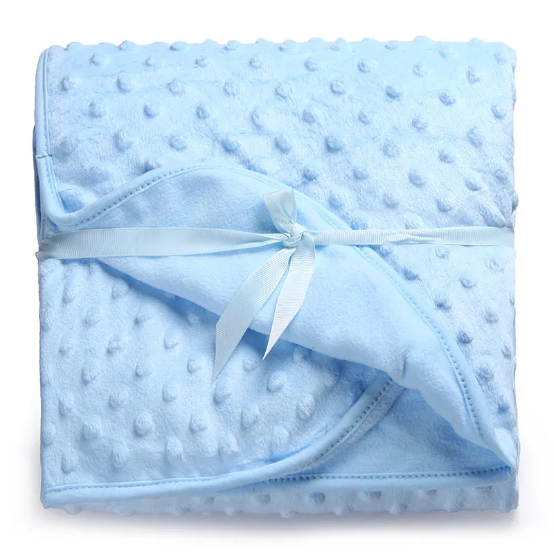 2020 baby blanket newborn warm soft wool blanket and baby bedding set