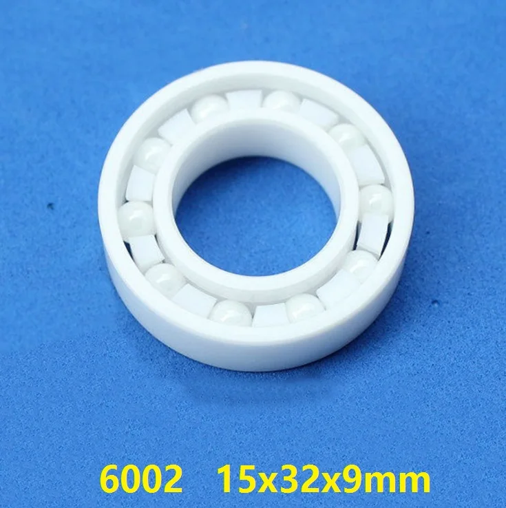 

6pcs/10pcs 6002 ZrO2 full Ceramic bearing 15x32x9mm Ceramic deep groove ball bearings 15*32*9 mm