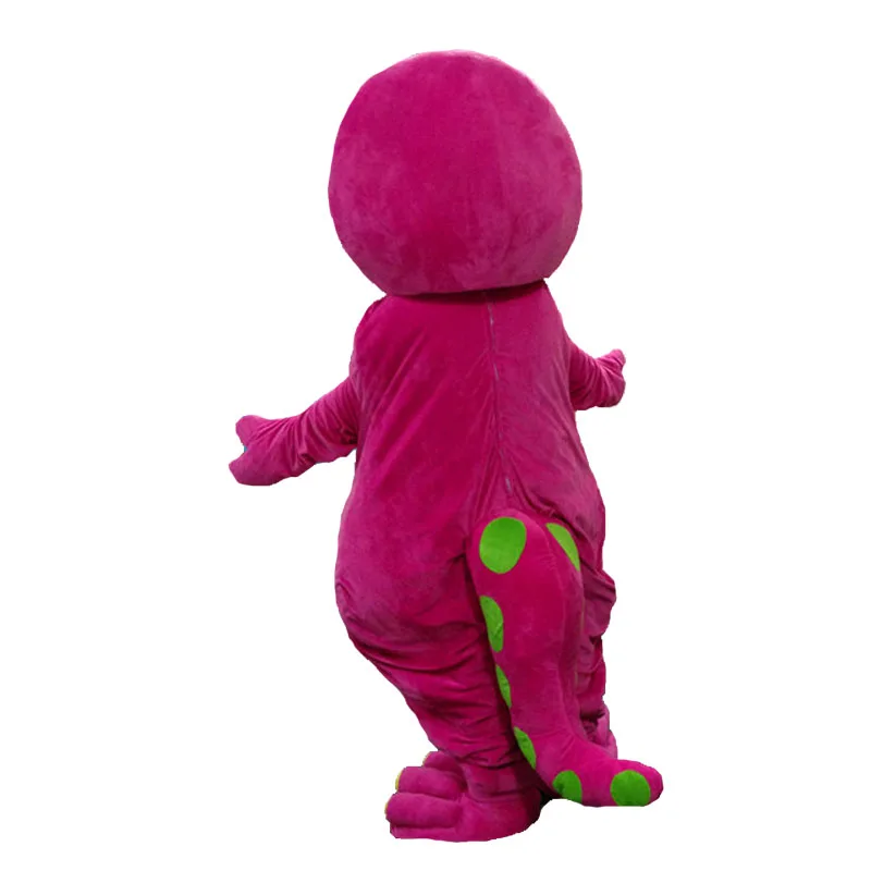 Barney Dragon Mascot Costumes Adult Size Dinosaur Halloween Birthday Party