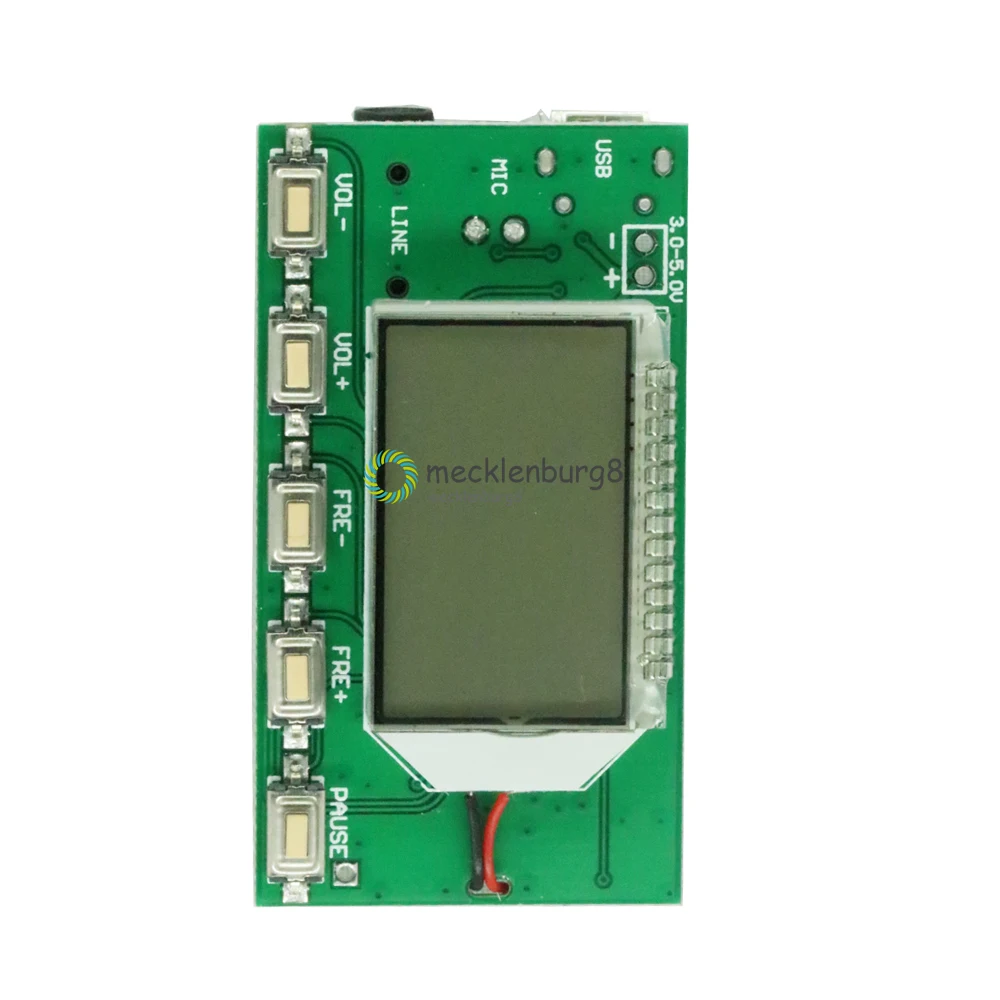 DSP PLL 87-108 MHz LCD Display FM Radio Wireless Microphone Stereo Transmitter / Receiver Module Bestseller Brand New