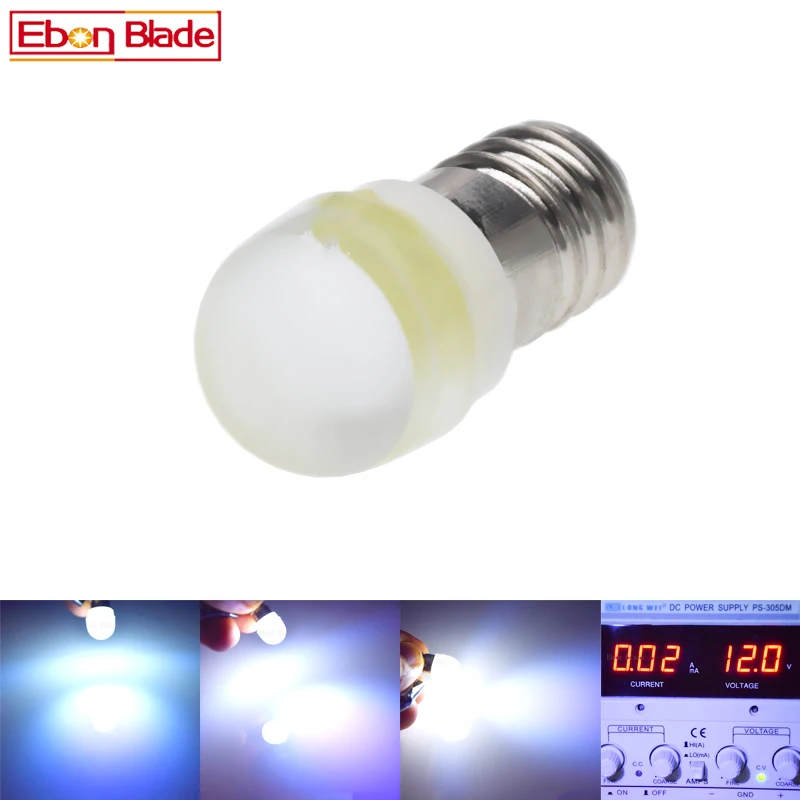 2 x E10 1 SMD 1447 1 LED LED Light Bulb 100LM Clearance Lights DC 12V Screw Base Led Bulb Lamp Light White 6000K